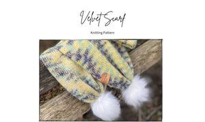 Knitting Pattern Velvet Scarf