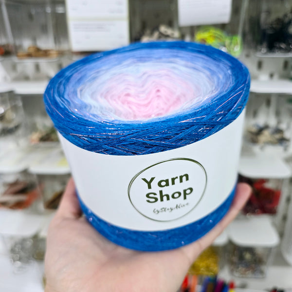 Gradient WODL002 Ombre DeLux Yarn Cake Woolcot Extrafine 1-8-9-10+29