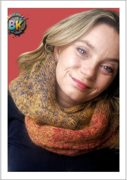 Knitting Pattern Velvet Neckwarmer
