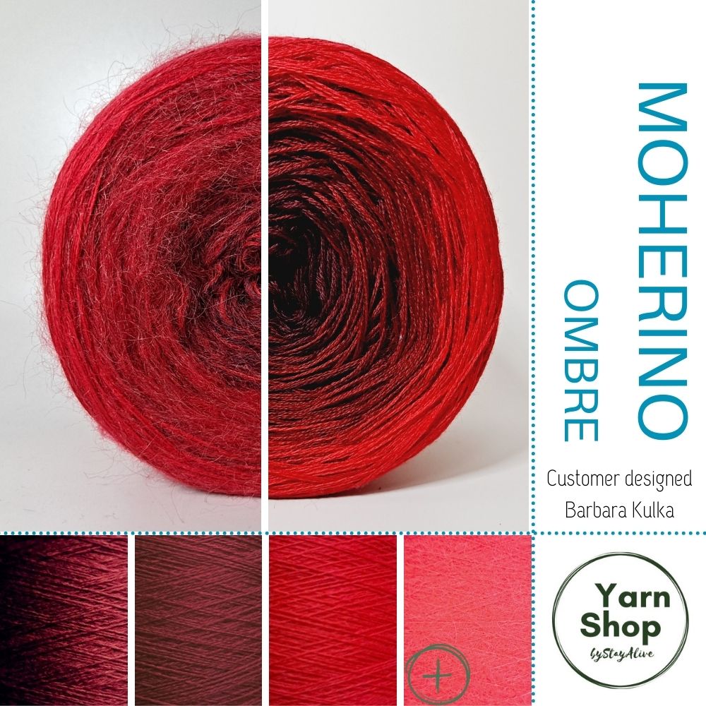 Moherino Ombre Yarn Cake 49-1-13+17 – yarnshopbyStayAlive