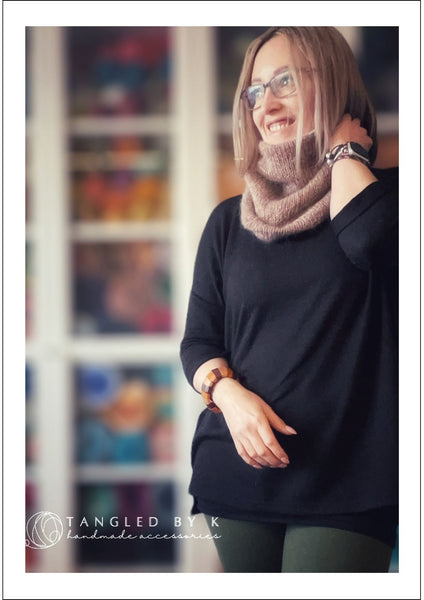 Knitting Pattern Velvet Neckwarmer
