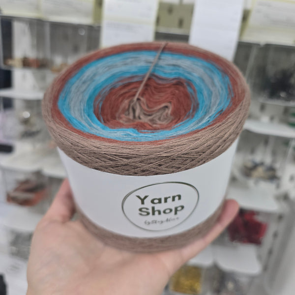 Gradient WR001 Reverse Yarn Cake Woolcot Extrafine 4-3-6-5