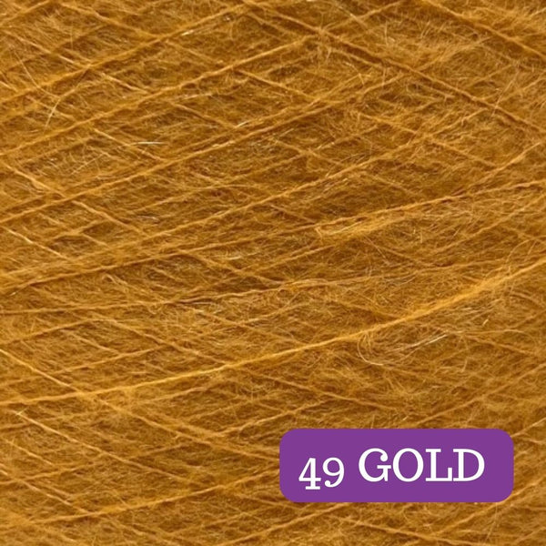 Mohair GOLD Lace Yarn