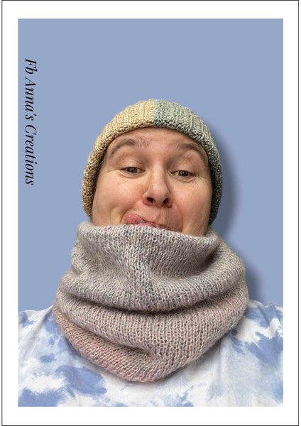 Knitting Pattern Velvet Neckwarmer