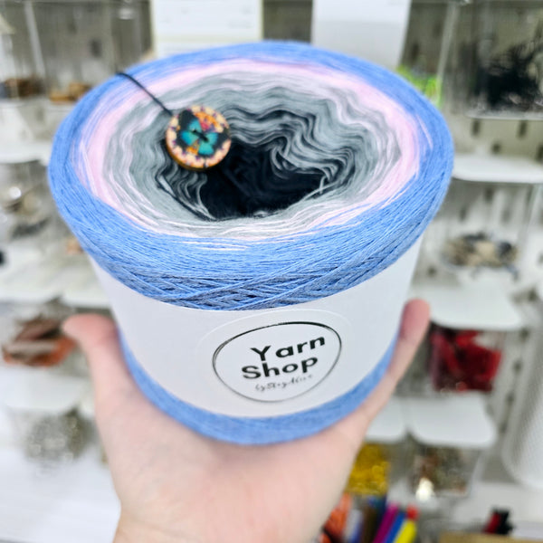 Gradient WO003 Ombre Yarn Cake Woolcot Extrafine 7-5-1-9