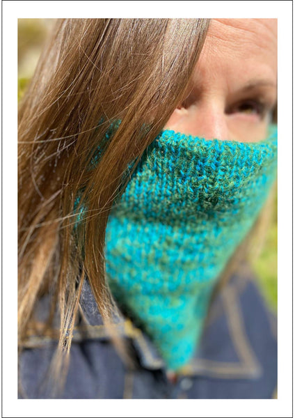 Knitting Pattern Velvet Neckwarmer