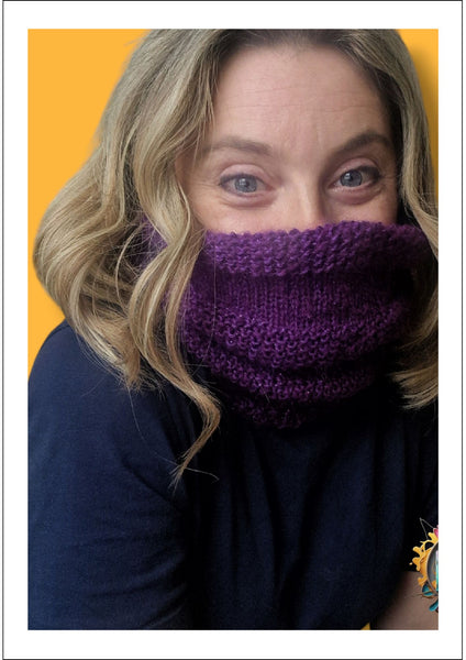 Knitting Pattern Russett Neckwarmer