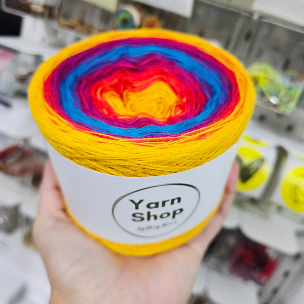 Gradient CR009 Reverse Yarn Cake Pure Cotton Extrafine 6-9-3-10