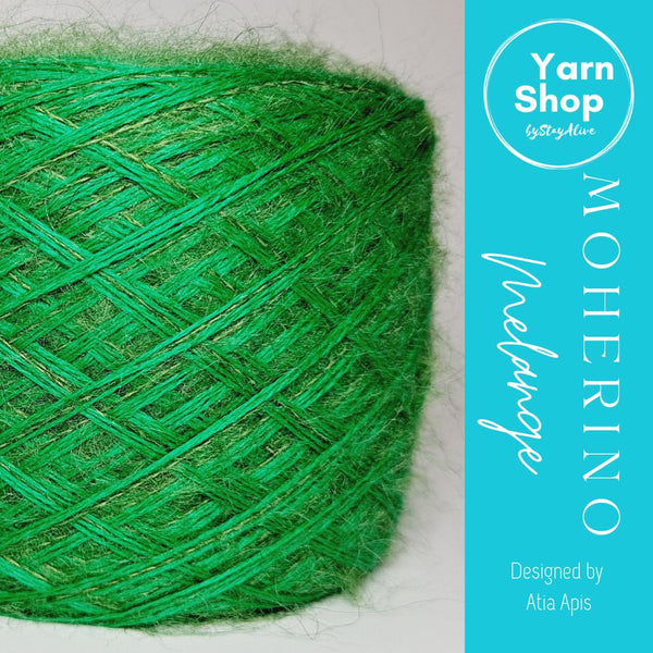 MOHM 7+57 Moherino Melange Yarn Cake Merino Mohair