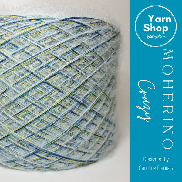 Fancy Fluffy MHC006 Moherino Crazy Yarn Cake Merino Mohair 39+63+65+23