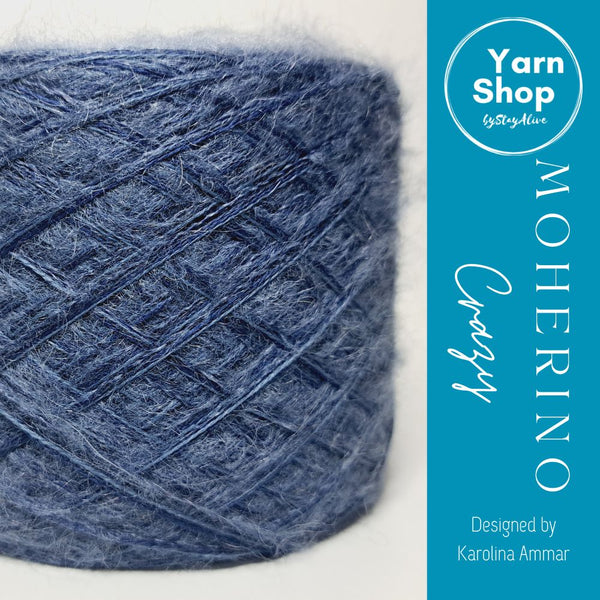 Fancy Fluffy MHC008 Moherino Crazy Yarn Cake Merino Mohair 4+67+69+56