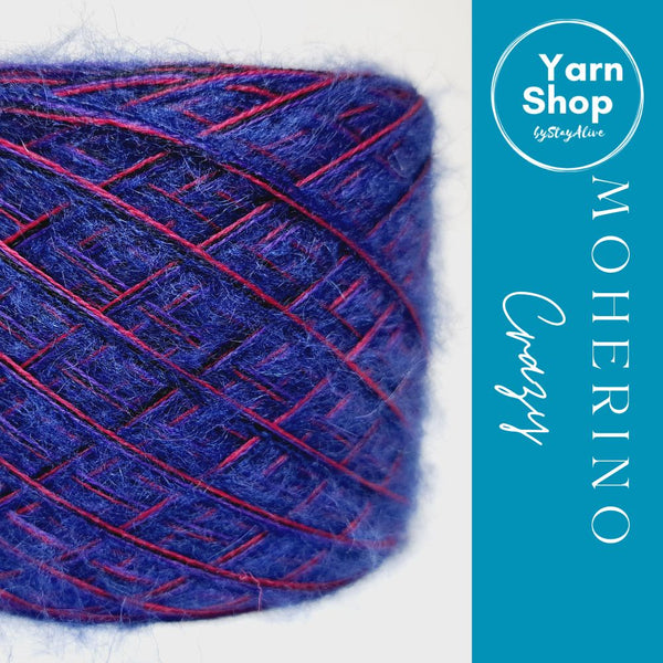 Fancy Fluffy MHC014 Moherino Crazy Yarn Cake Merino Mohair 2+8+60+61