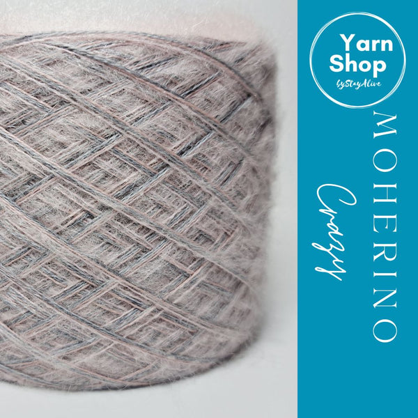 Fancy Fluffy MHC017 Moherino Crazy Yarn Cake Merino Mohair 3+66+73+52