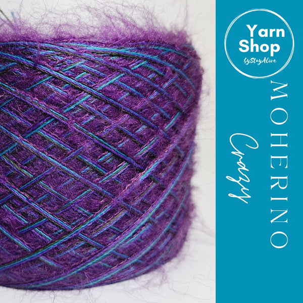 Fancy Fluffy MHC020 Moherino Crazy Yarn Cake Merino Mohair 35+60+65+45