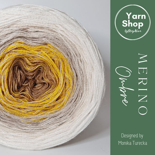MO057 Ombre Yarn Cake Pure Merino Extrafine Superwash 26-51-56-41-52