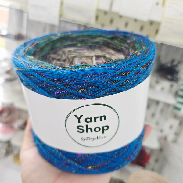 Gradient ONW003 Ombre Nopkee Yarn Cake Woolcot Extrafine Superwash 19-11-22-10+RN