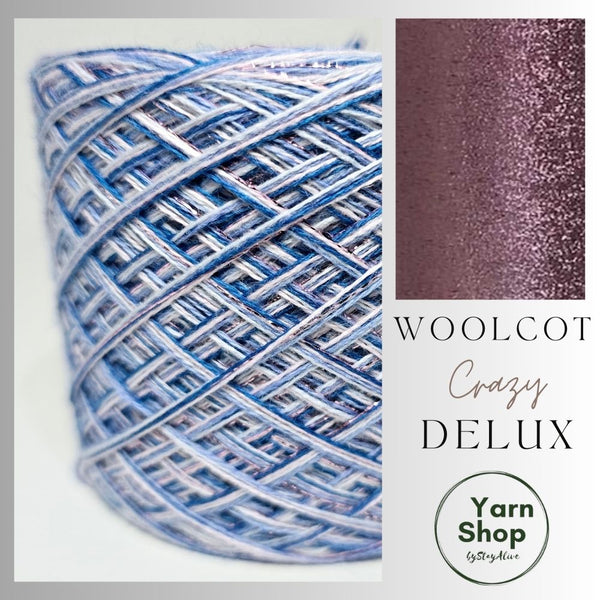 WDL002 4PLY Crazy DeLux Yarn Cake Woolcot Extrafine 1+8+9+10+29