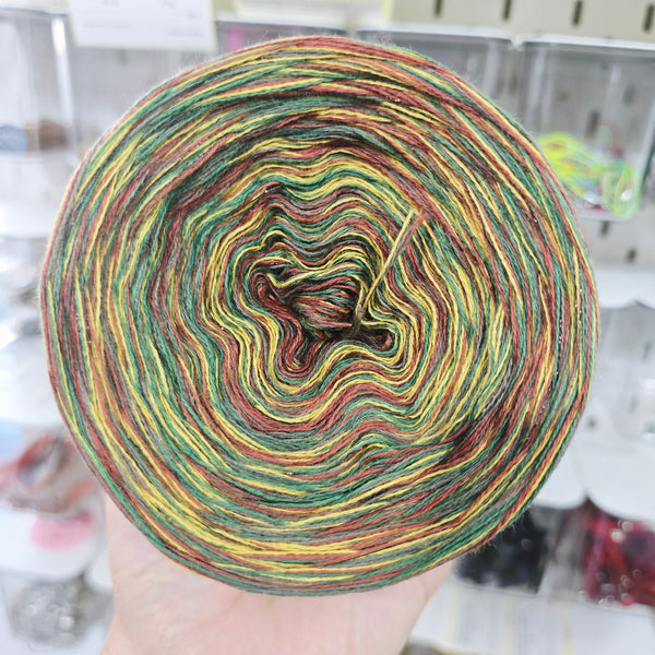 WDL007 4PLY Crazy DeLux Yarn Cake Woolcot Extrafine 3+17+18+22+23