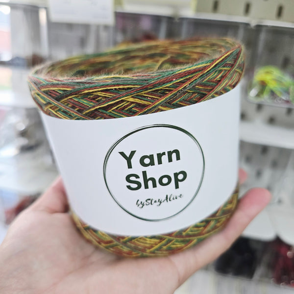 WDL007 4PLY Crazy DeLux Yarn Cake Woolcot Extrafine 3+17+18+22+23