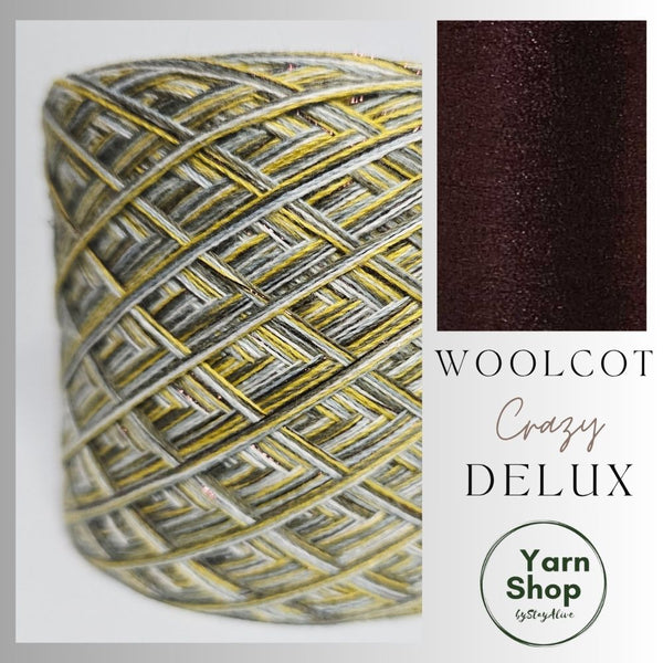 WDL009 4PLY Crazy DeLux Yarn Cake Woolcot Extrafine 5+12+17+18+23