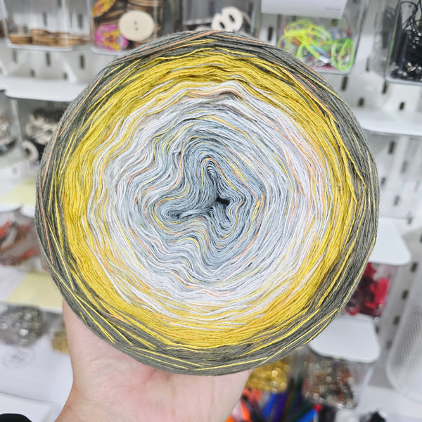 Gradient WMC005 Ombre Melange Cotton Yarn Cake Woolcot Extrafine Superwash 5-12-17-18+YMC