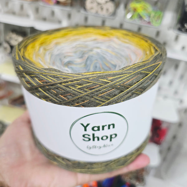 Gradient WMC005 Ombre Melange Cotton Yarn Cake Woolcot Extrafine Superwash 5-12-17-18+YMC