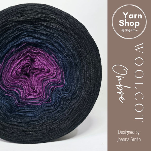 Gradient WO005 Ombre Yarn Cake Woolcot Extrafine 16-20-7-14-21