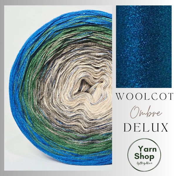 Gradient WODL005 Ombre DeLux Yarn Cake Woolcot Extrafine 19-11-22-10+42