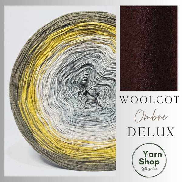 Gradient WODL008 Ombre DeLux Yarn Cake Woolcot Extrafine 5-12-17-18+23