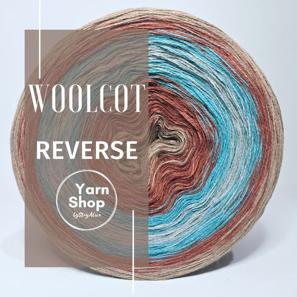 Gradient WR001 Reverse Yarn Cake Woolcot Extrafine 4-3-6-5