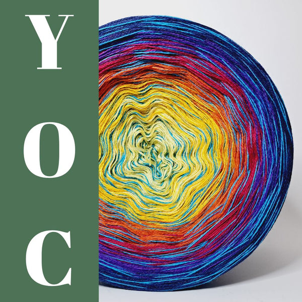YOC MelOmbre Yarn Cake Pure Merino Extrafine Superwash