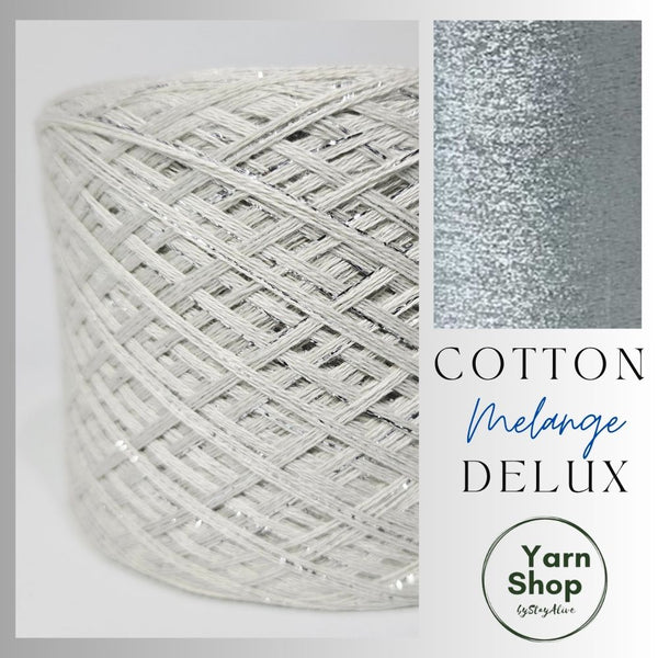 Melange DeLux Yarn Cake Pure Cotton Extrafine 4+21