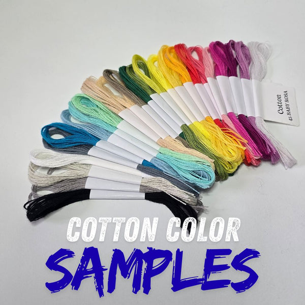 Full Set COTTON Yarn Samples