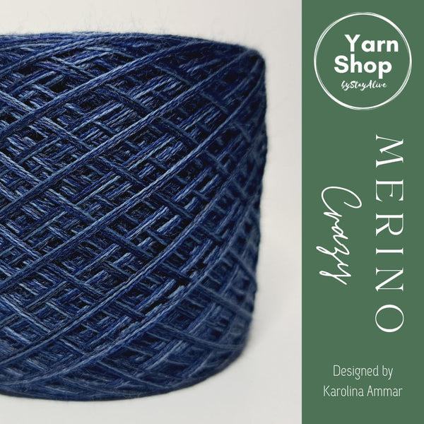 MC 4+67+69 3PLY Crazy Yarn Cake Pure Merino Extrafine Superwash