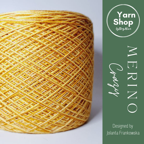 MC 51+57+61 3PLY Crazy Yarn Cake Pure Merino Extrafine Superwash