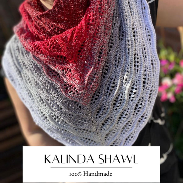 Handmade crochet Shawl Kalinda