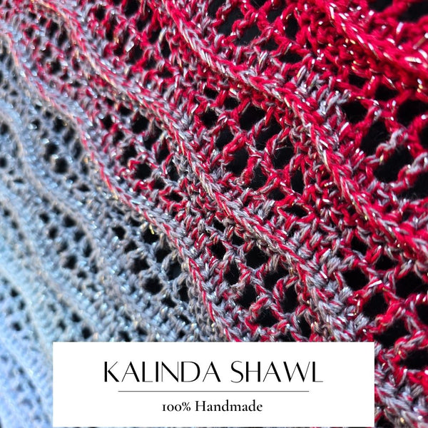 Handmade crochet Shawl Kalinda
