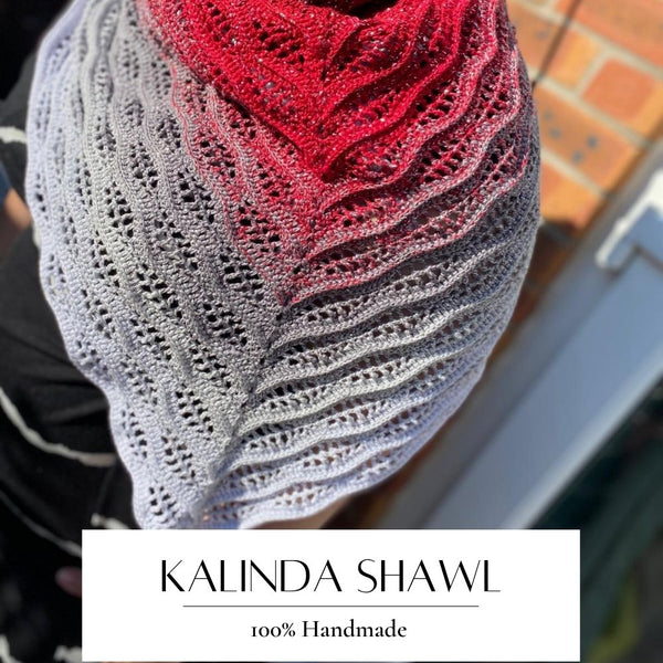 Handmade crochet Shawl Kalinda