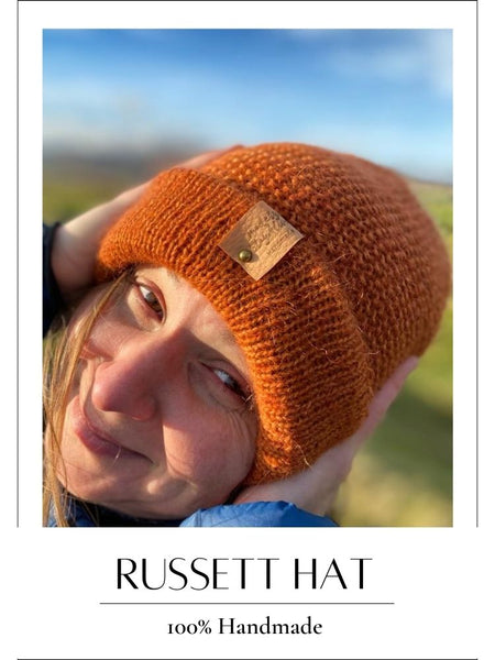 Handmade knitted Hat – Russett