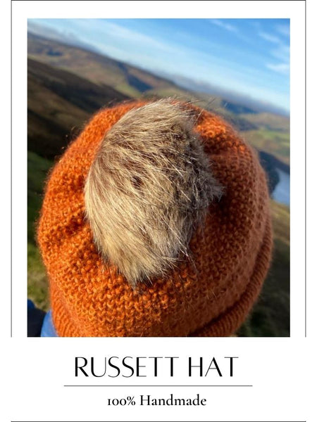 Handmade knitted Hat – Russett