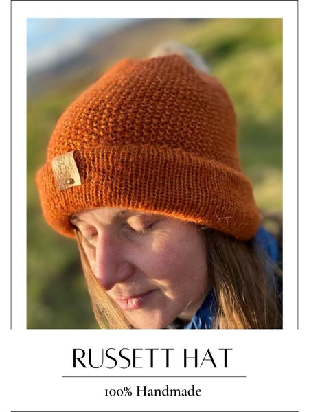 Handmade knitted Hat – Russett