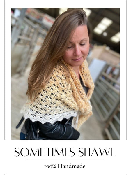 Handmade Scarf – Sometimes Shawl, Crochet