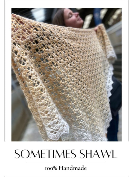 Handmade Scarf – Sometimes Shawl, Crochet