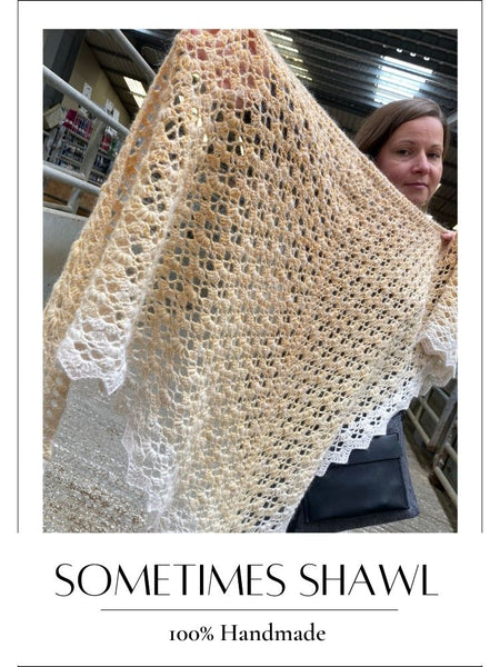 Handmade Scarf – Sometimes Shawl, Crochet
