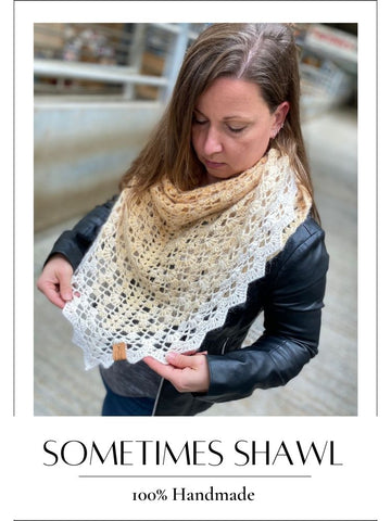 Handmade Scarf – Sometimes Shawl, Crochet