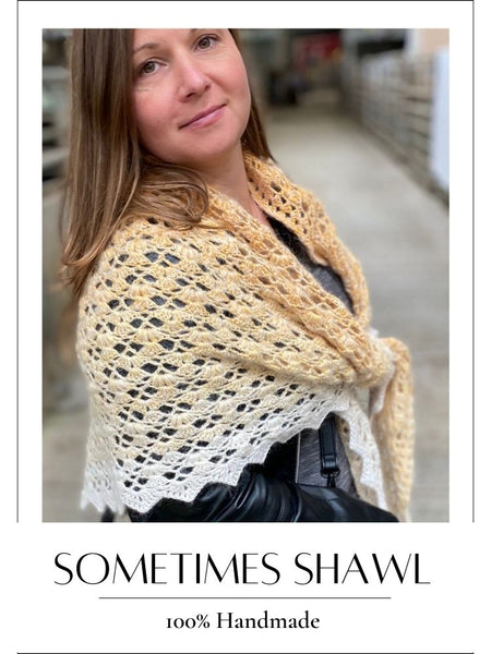 Handmade Scarf – Sometimes Shawl, Crochet