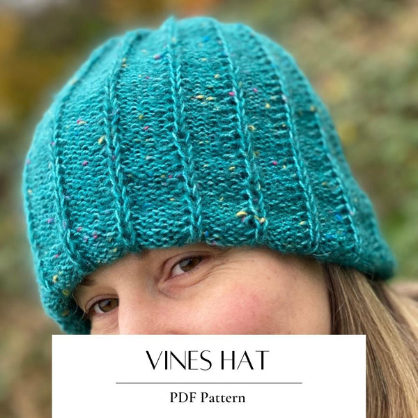 Knitting Pattern Vines Hat