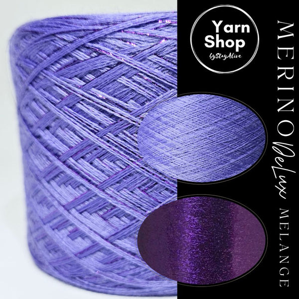 MDL 11+34 Melange DeLux Yarn Cake Pure Merino Extrafine Superwash