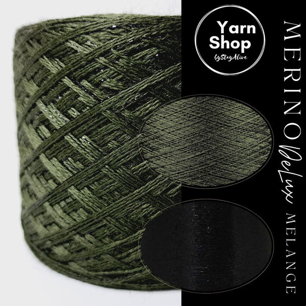 MDL 35+33 Melange DeLux Yarn Cake Pure Merino Extrafine Superwash