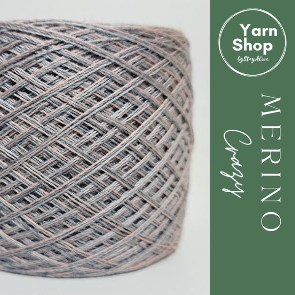MC 3+66+73 3PLY Crazy Yarn Cake Pure Merino Extrafine Superwash